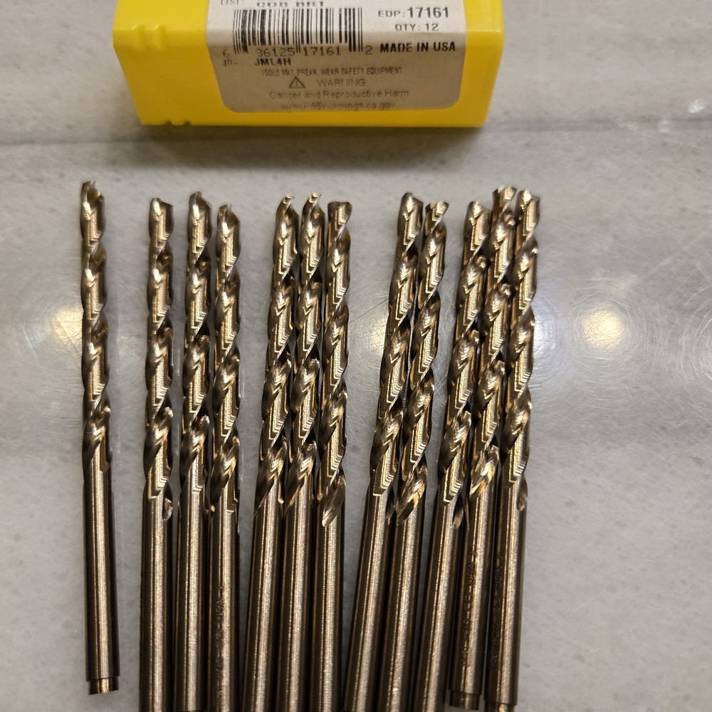 Jobber Drill; #10 Dia. × 0.1935″ Shank Dia. × 3-5/8″Morse